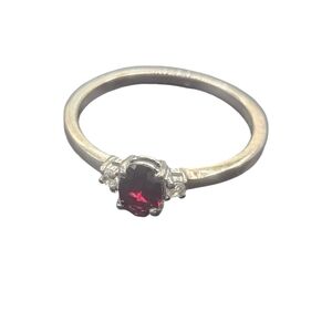 Garnet and Zircon Ring